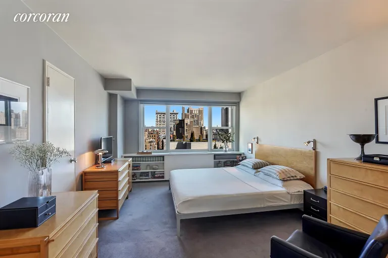 New York City Real Estate | View 101 West 12th Street, 19J | Master Bedroom | View 5