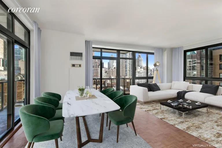 New York City Real Estate | View 100 United Nations Plaza, 15G | 2 Beds, 2 Baths | View 1