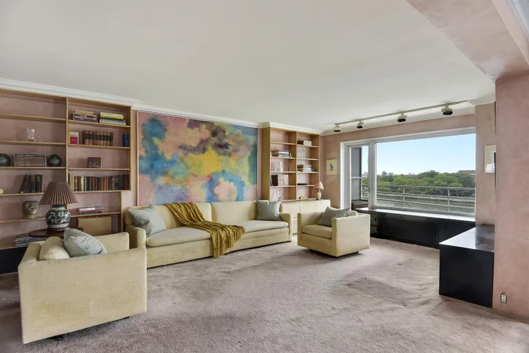 New York City Real Estate | View 1 Gracie Terrace, 4D | Living Room | View 2