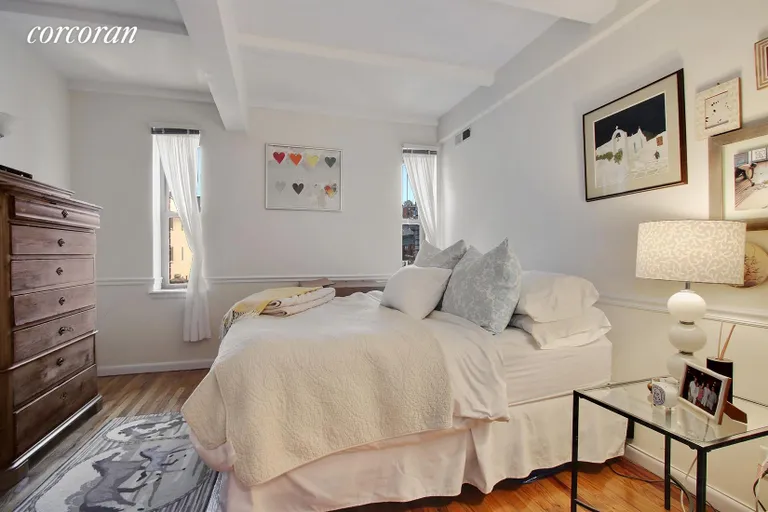 New York City Real Estate | View 160 Bleecker Street, 5GE | Master Bedroom with room for a Kin Size Bed | View 2