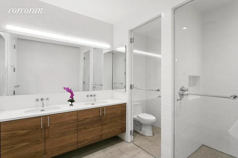New York City Real Estate | View 57 Lispenard Street, 3 | WC/Shower Stall and Tub in the Master Bath | View 5