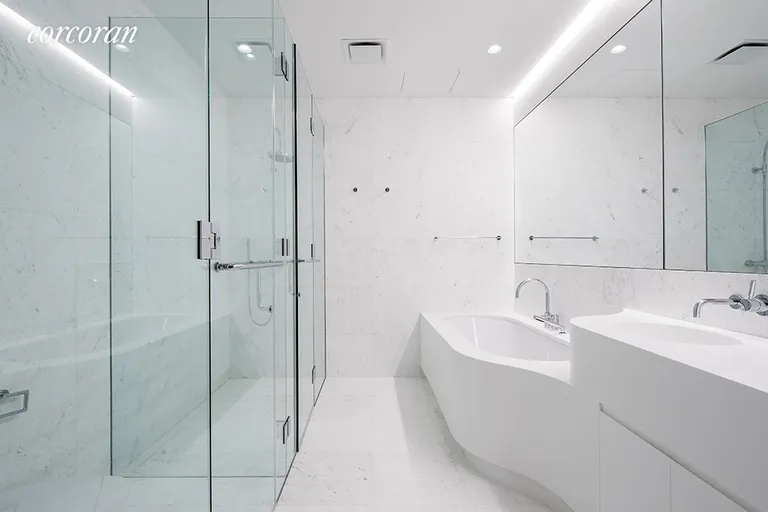 New York City Real Estate | View 67 Franklin Street, 4-5C | Master Bathroom | View 6
