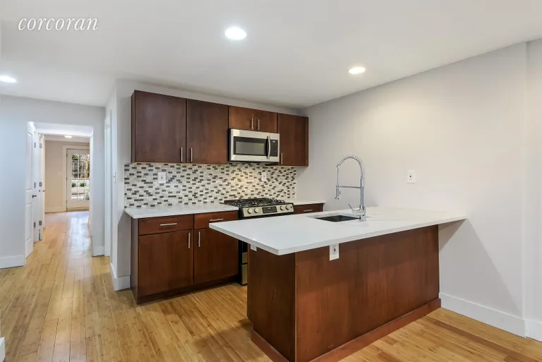 New York City Real Estate | View 213 West 131st Street | Kitchen garden apartment | View 10
