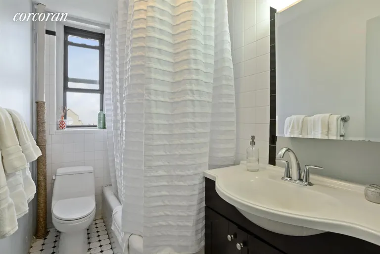 New York City Real Estate | View 125 Eastern Parkway, 5E | Windowed bath... | View 6