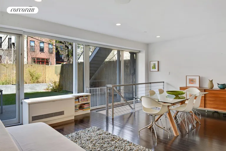 New York City Real Estate | View 174 Clermont Avenue, 1B | Open Dining and Living Room | View 3