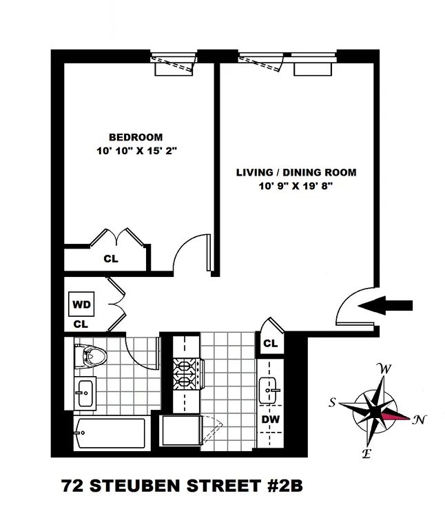 72 Steuben Street, 2B | floorplan | View 7