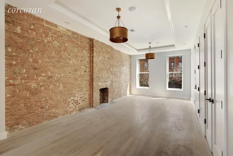 New York City Real Estate | View 453 Putnam Avenue, 1 | Grand Living Room with Original Details  | View 3