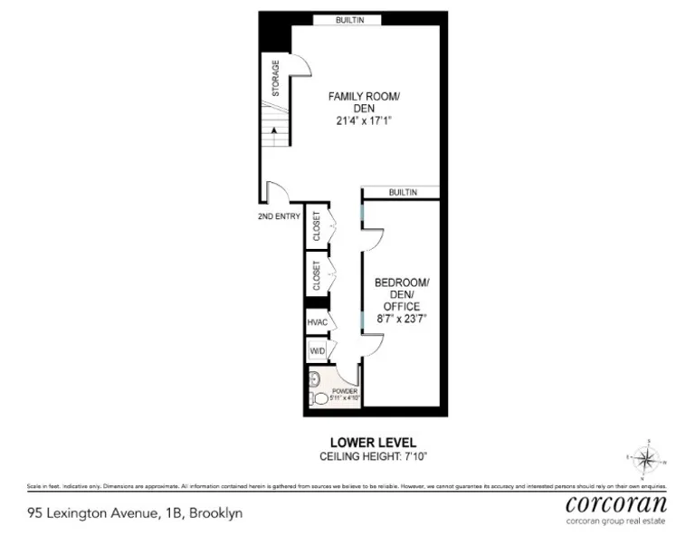 95 Lexington Avenue, 1B | floorplan | View 8