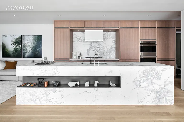 New York City Real Estate | View 421 Hudson Street, TH1 | Custom designed kitchen by workshop apd | View 6