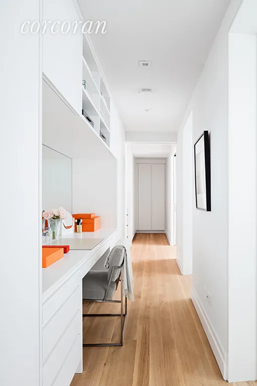 New York City Real Estate | View 421 Hudson Street, TH1 | Master Suite with 45' of closets and dressing area | View 11