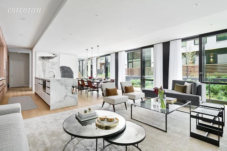 New York City Real Estate | View 421 Hudson Street, TH1 | Townhouse meets open concept living | View 2
