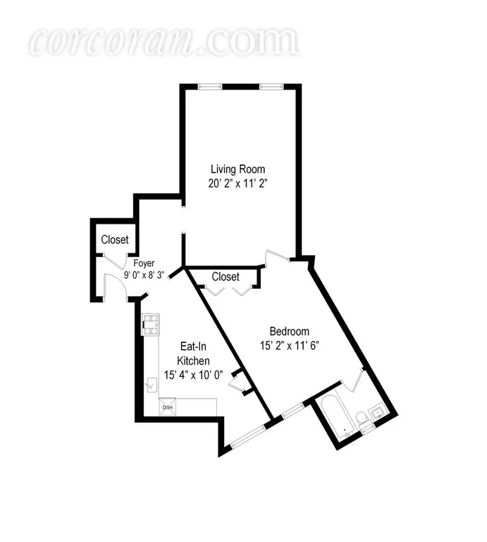 400 Lincoln Place, 3I | floorplan | View 5