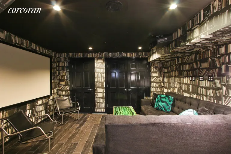 New York City Real Estate | View 258 11th Street | Rec Room Home Theater | View 12