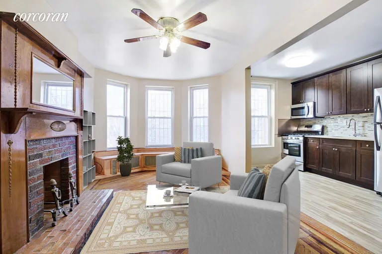 New York City Real Estate | View 1061 Prospect Place, 2 | 2 Beds, 1 Bath | View 1