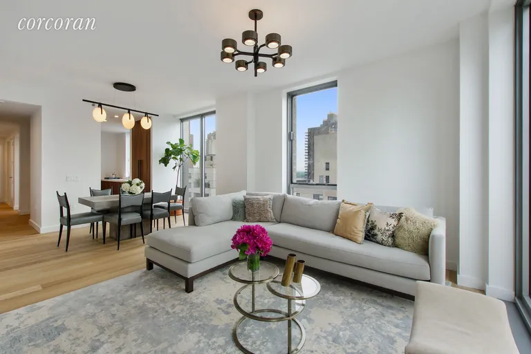 New York City Real Estate | View 360 East 89th Street, 24B | SE Corner Living/Dining Room | View 3
