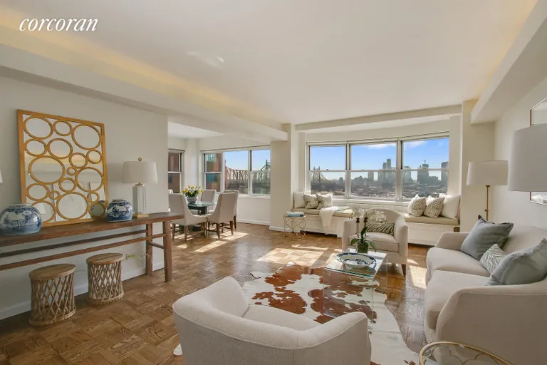 New York City Real Estate | View 25 Sutton Place South, 20M | 2 Beds, 2 Baths | View 1