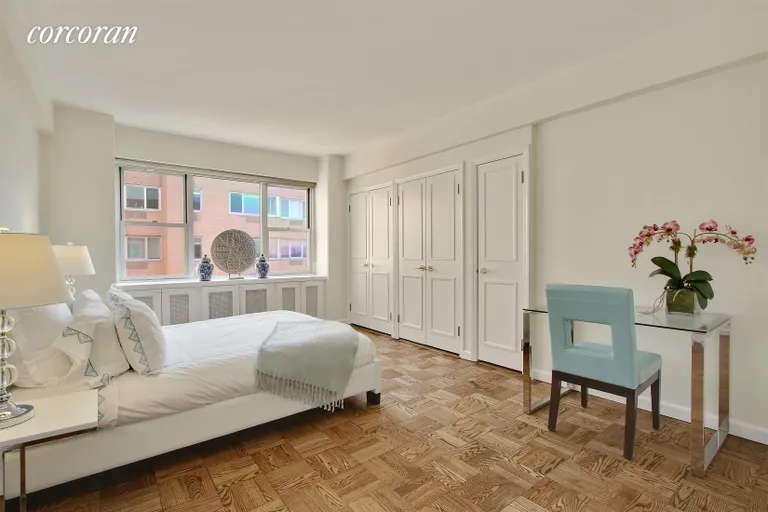 New York City Real Estate | View 25 Sutton Place South, 20M | Master Bedroom | View 7