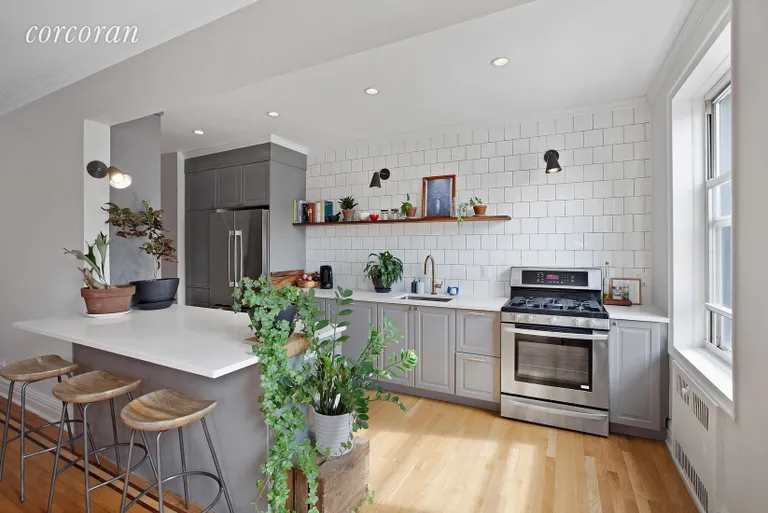 New York City Real Estate | View 40 Ocean Parkway, 2A | Open Kitchen, designer finishes | View 2