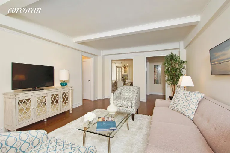 New York City Real Estate | View 324 East 41st Street, 601C | Vestibule/Living Room/Dining Room | View 2
