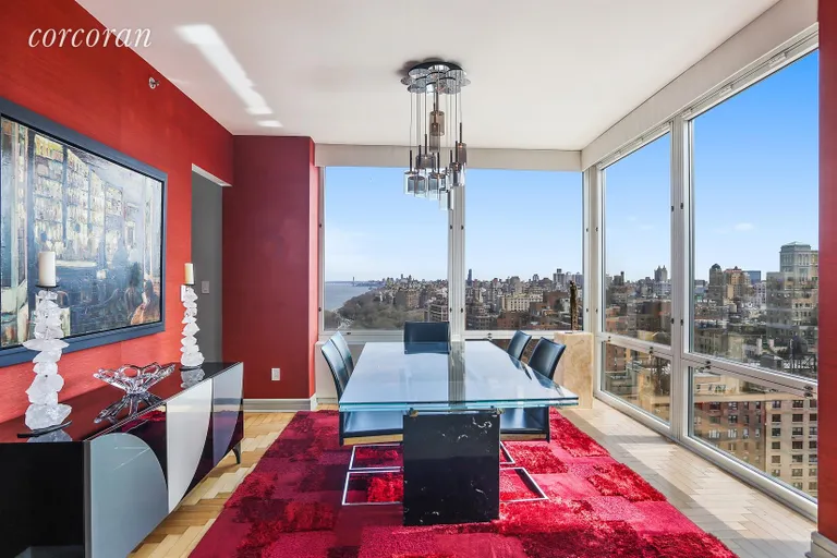 New York City Real Estate | View 220 Riverside Boulevard, 26C | Dining Room | View 5