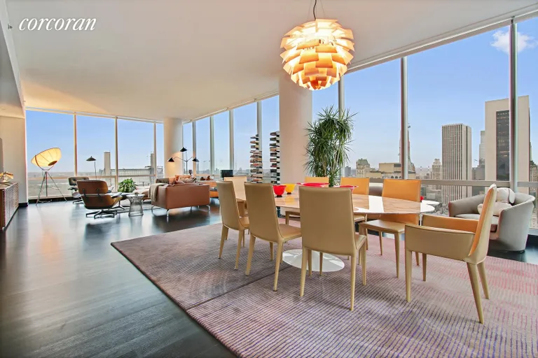 New York City Real Estate | View 157 West 57th Street, 45C | Dining Room | View 2