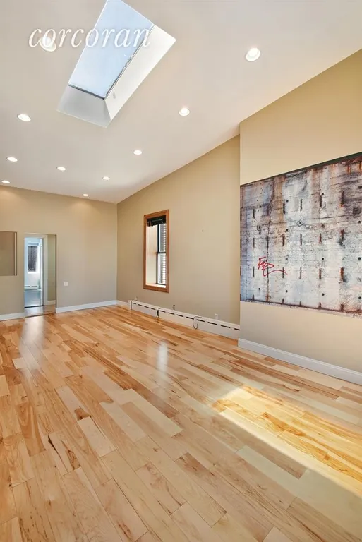 New York City Real Estate | View 138 8th Street | Top Floor Loft-like Front Room with high ceilings | View 3