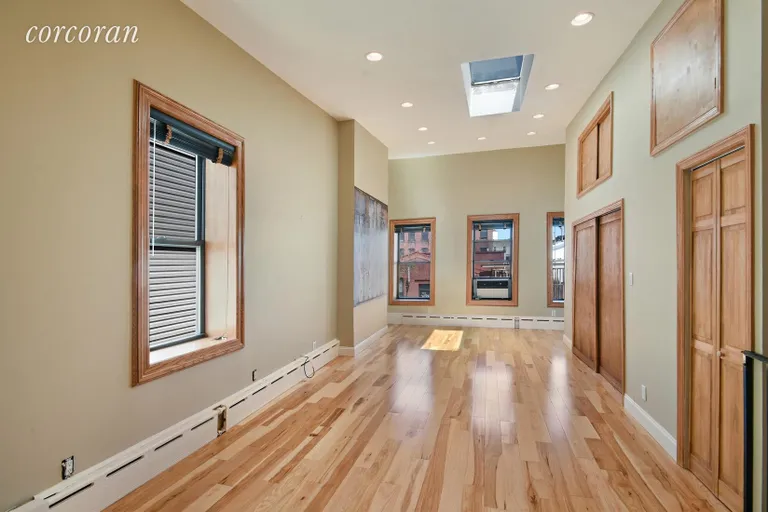 New York City Real Estate | View 138 8th Street | Top Floor Loft-like Front Room with high ceilings | View 4