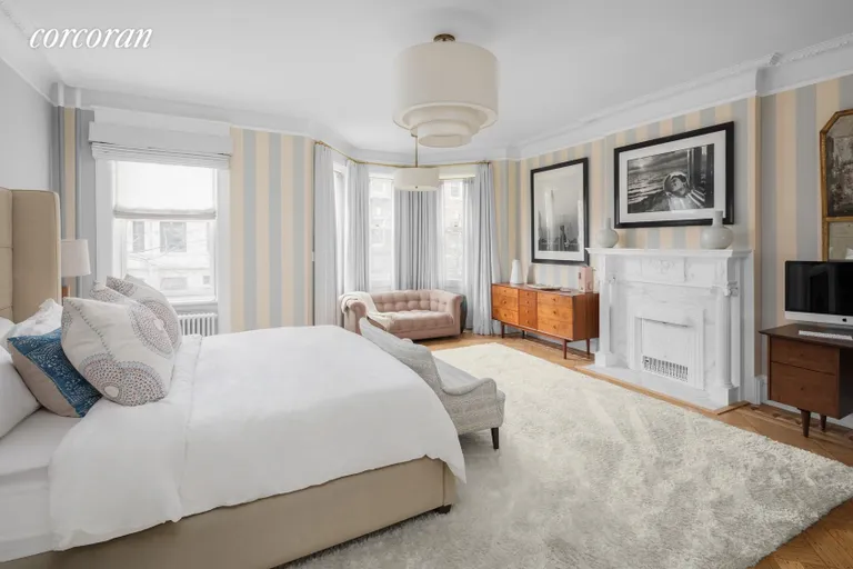New York City Real Estate | View 586 4th Street | Full width mbdm, decorative mantel & en suite bath | View 9
