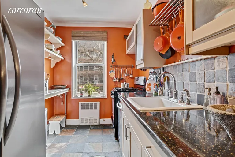 New York City Real Estate | View 616 East 18th Street, 4E | Bright and sunny cook's kitchen with dishwasher | View 2
