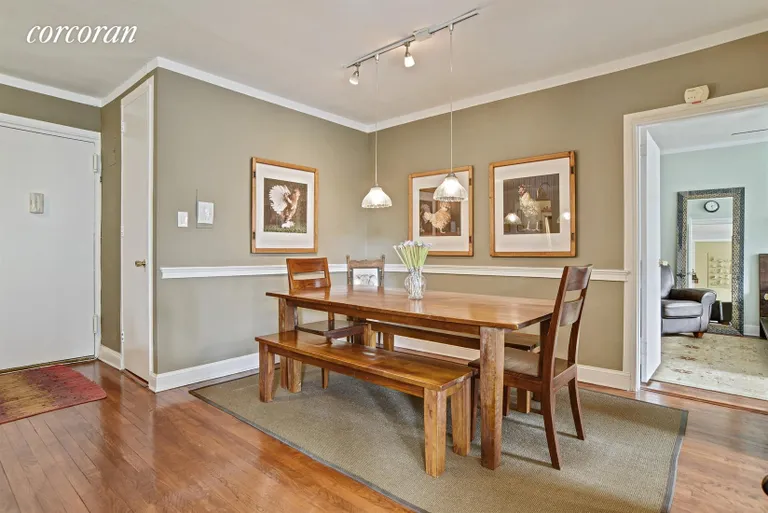 New York City Real Estate | View 616 East 18th Street, 4E | Ample dining area easily seats six  | View 3