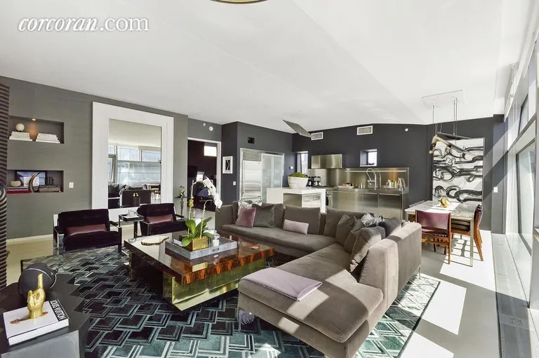 New York City Real Estate | View 100 Eleventh Avenue, 9D | Living Room | View 3
