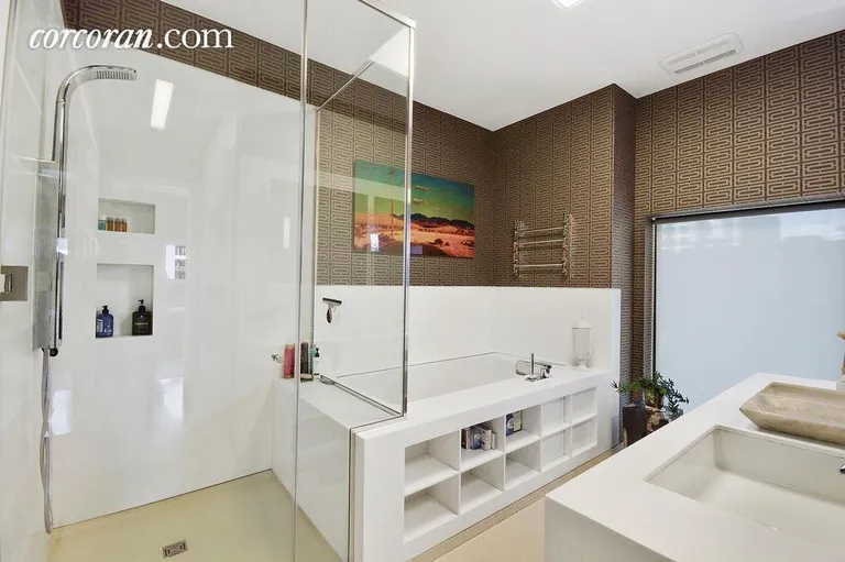 New York City Real Estate | View 100 Eleventh Avenue, 9D | Master Bathroom | View 7