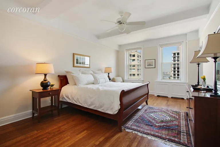 New York City Real Estate | View 130 East End Avenue, 16D | Master Bedroom | View 4