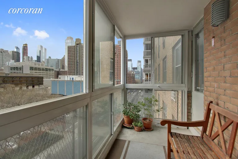 New York City Real Estate | View 303 West 66th Street, 9GE | Terrace | View 3