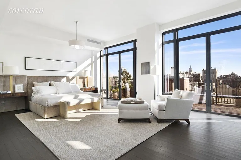 New York City Real Estate | View 155 West 11th Street, PH East | Master bedroom suite with adjacent terrace | View 8