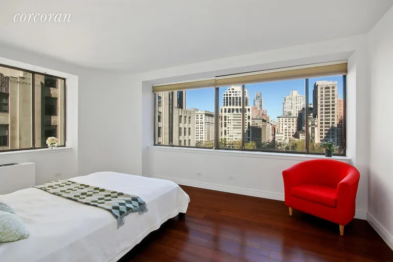 New York City Real Estate | View 45 East 25th Street, 12B | Bedroom with amazing park and skyline view! | View 4