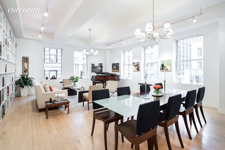 New York City Real Estate | View 15 Broad Street, 1720 | Grand living area with south & west exposures | View 2