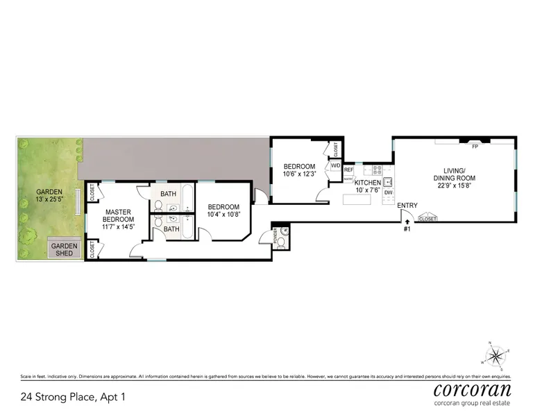 24 Strong Place, 1 | floorplan | View 11
