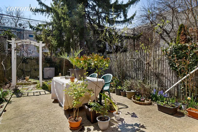 New York City Real Estate | View 350A Prospect Avenue | Back Yard | View 9