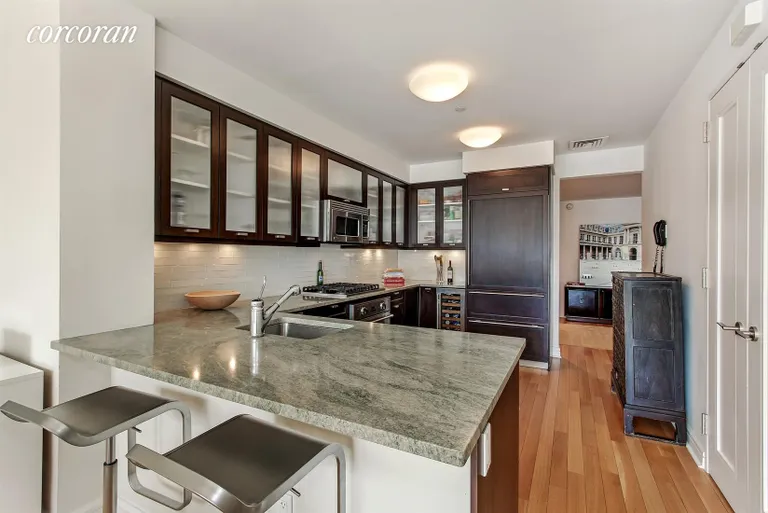 New York City Real Estate | View 80 Riverside Boulevard, 7J | Eat-in Kitchen | View 6