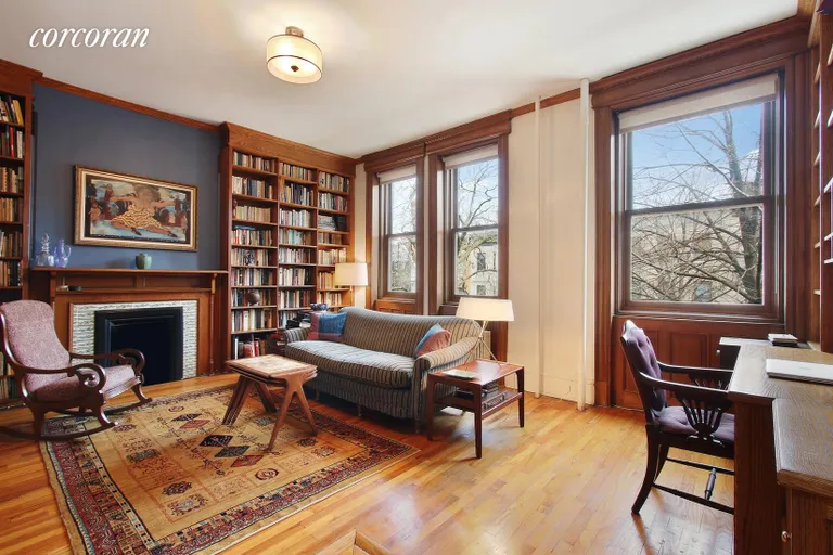 New York City Real Estate | View 408 4th Street | Third floor library
 | View 6
