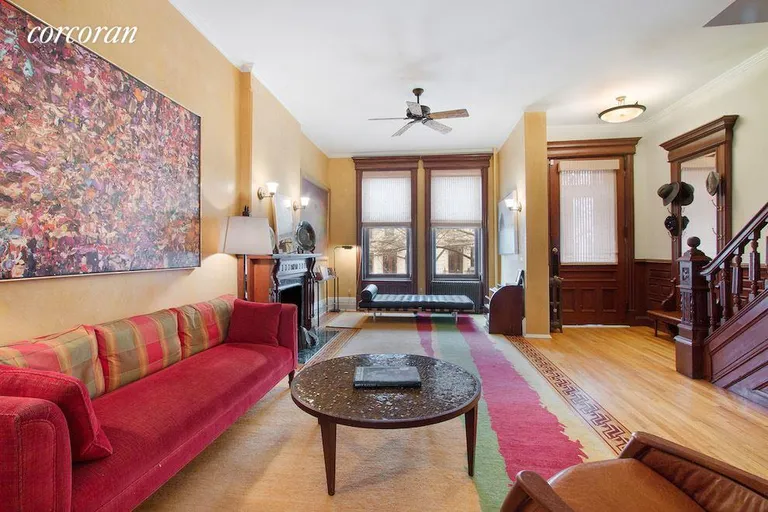 New York City Real Estate | View 408 4th Street | Front parlor living room | View 2