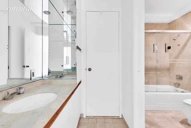 New York City Real Estate | View 245 East 50th Street, 7B | Large Bathroom | View 6