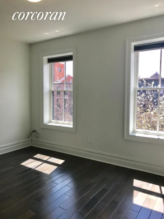 New York City Real Estate | View 164 Macon Street, 3 | Pretty views from the master bedroom | View 6