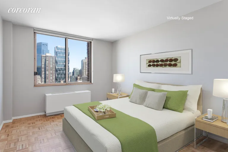 New York City Real Estate | View 350 West 50th Street, 30H | 30HBedroomfinal | View 17