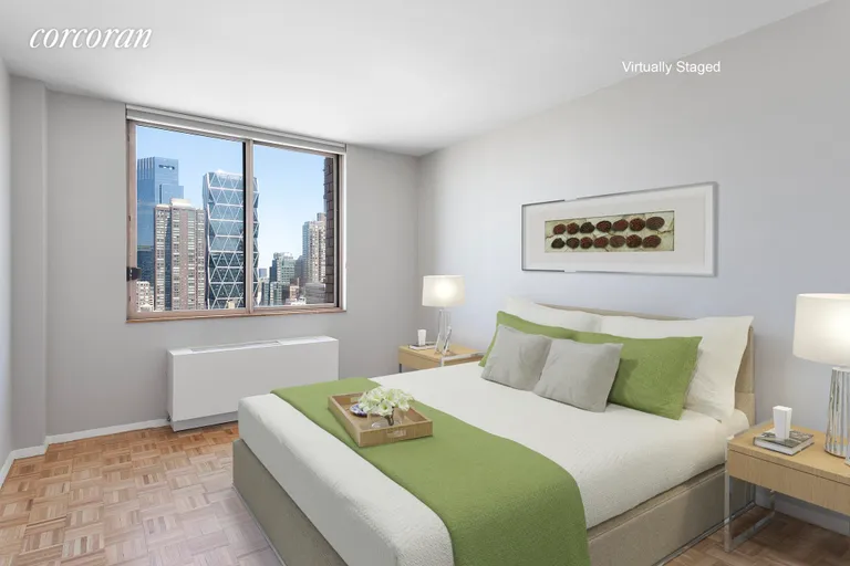 New York City Real Estate | View 350 West 50th Street, 30H | 30HBedroomfinal | View 14