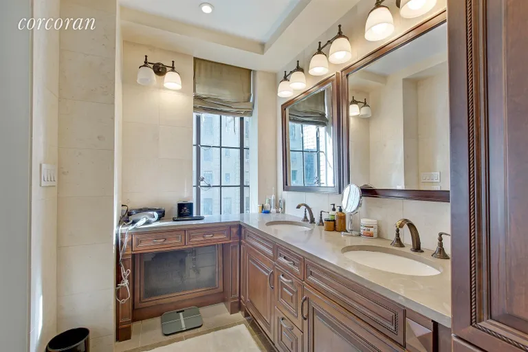 New York City Real Estate | View 340 West 57th Street, 3ABC | Master Bathroom | View 11