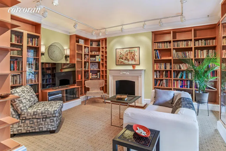 New York City Real Estate | View 208 Adelphi Street | Media Room/Library | View 6