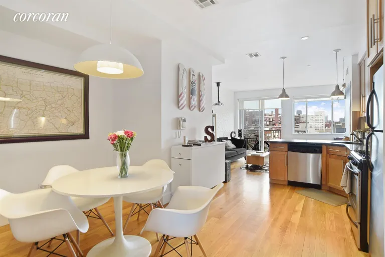 New York City Real Estate | View 201 Spencer Street, 8B | Dining Area | View 2