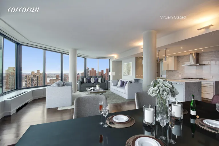 New York City Real Estate | View 40 East 94th Street, 31D | 2 dining roomfinaldung | View 3